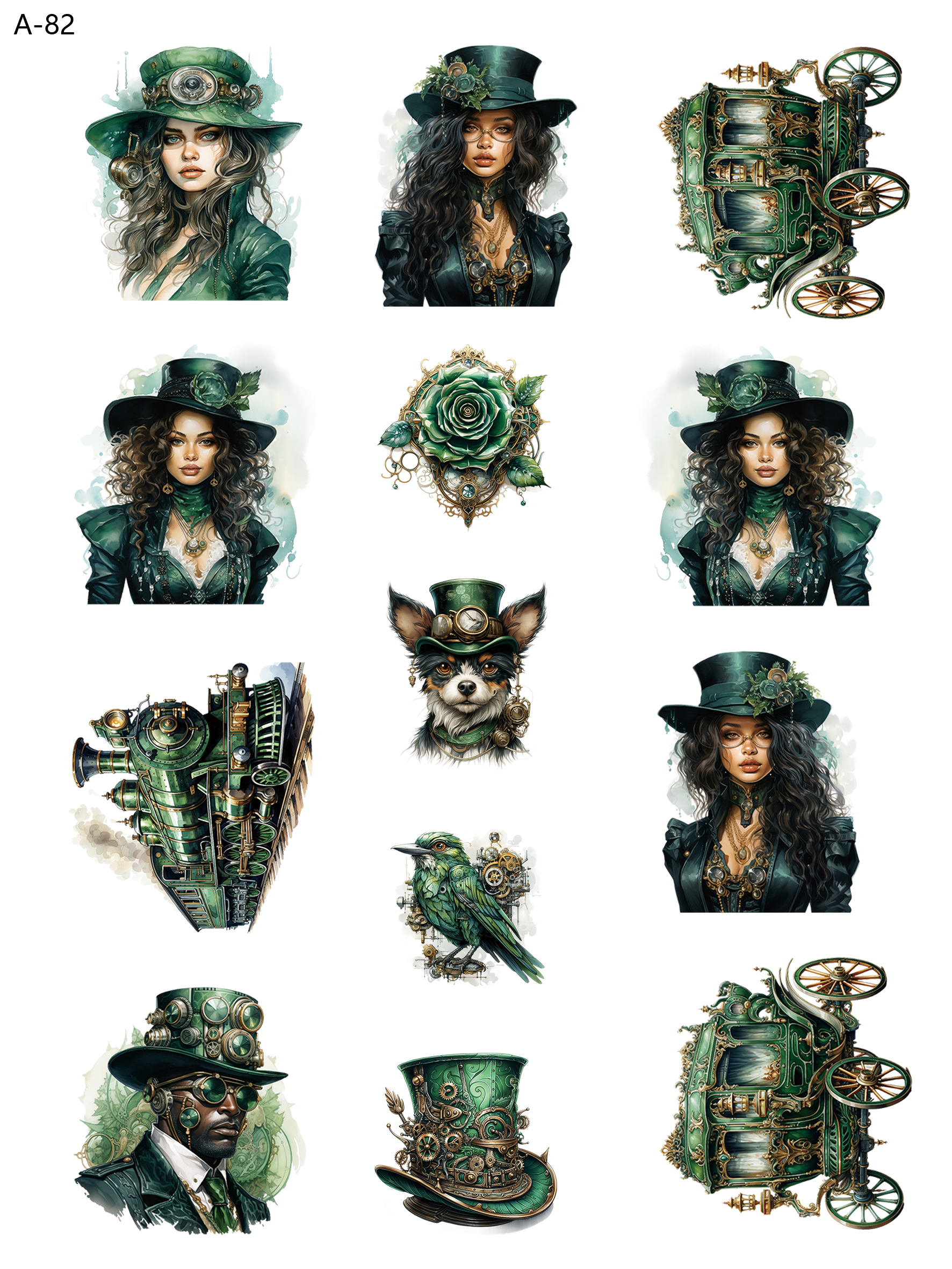 A82 embossed sticker A82 pre-cut embossed sticker (5.91*7.87 inch)