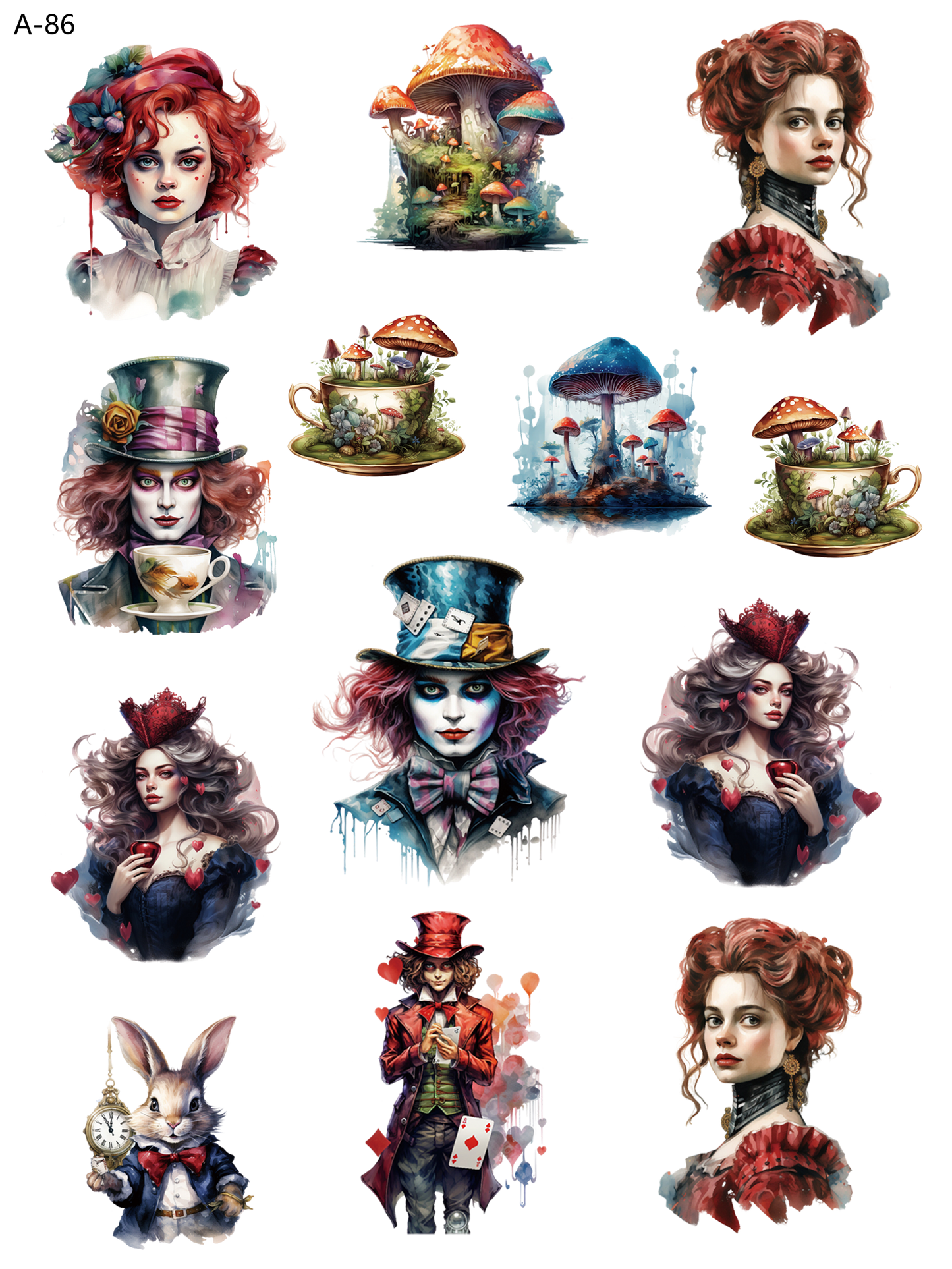 A86 embossed sticker A86 pre-cut embossed sticker (5.91*7.87 inch)