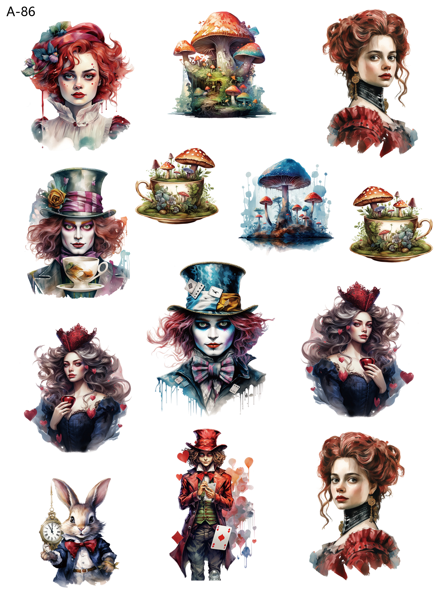 A86 embossed sticker A86 pre-cut embossed sticker (5.91*7.87 inch)