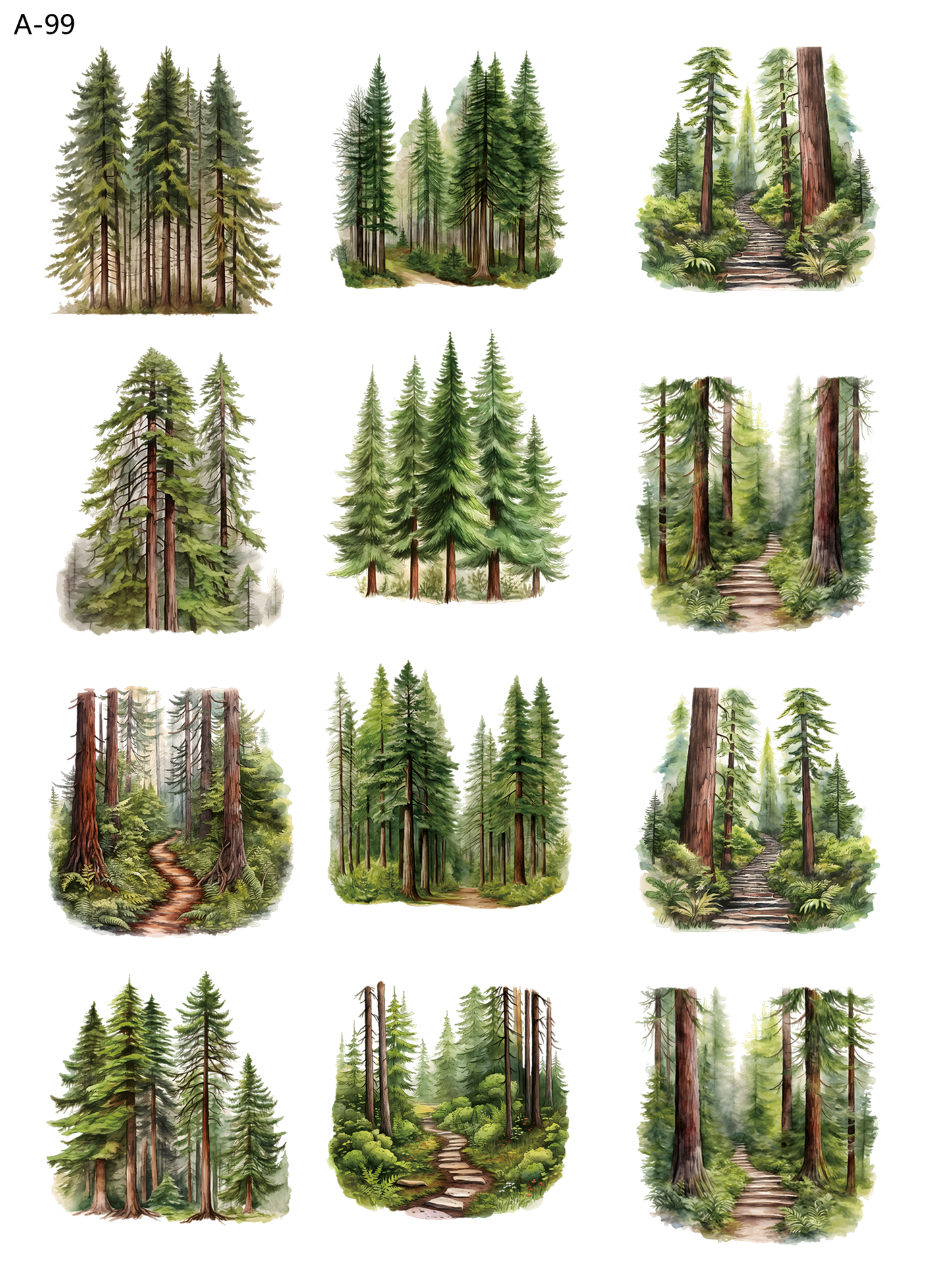 A99 embossed sticker A99 pre-cut embossed sticker (5.91*7.87 inch)