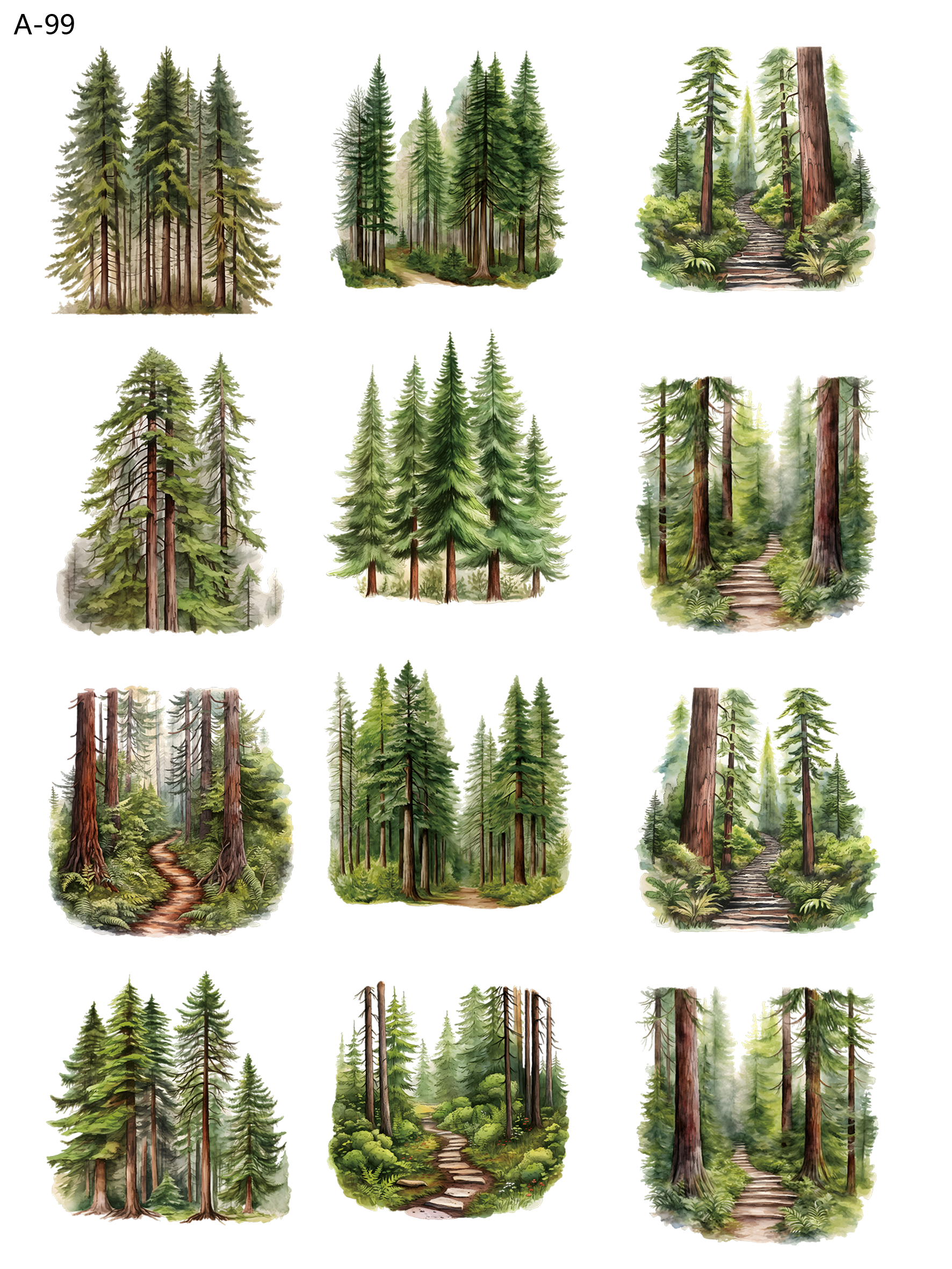 A99 embossed sticker A99 pre-cut embossed sticker (5.91*7.87 inch)