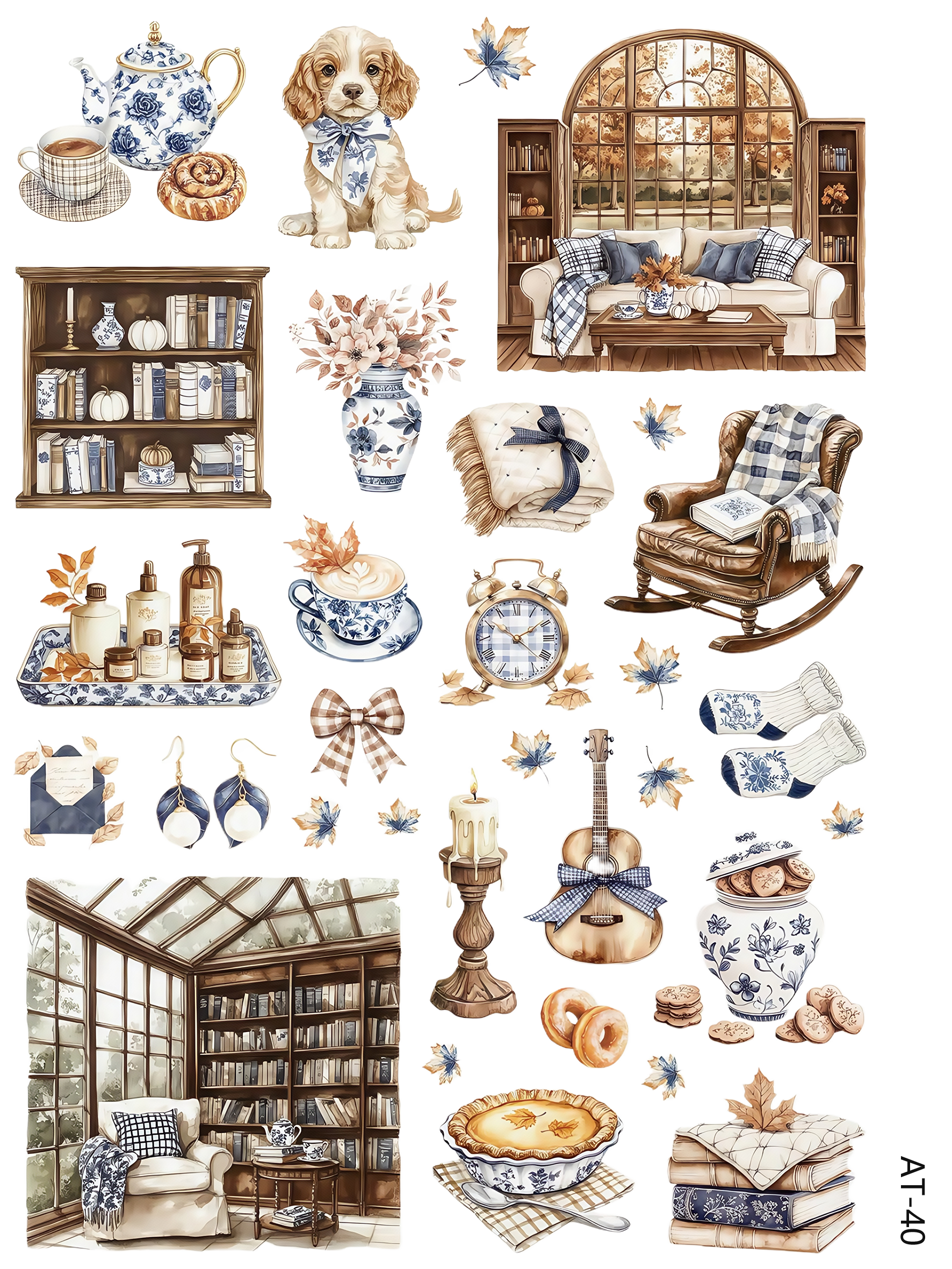 AT38-AT43 embossed sticker AT40 pre-cut embossed sticker (5.91*7.87 inch)