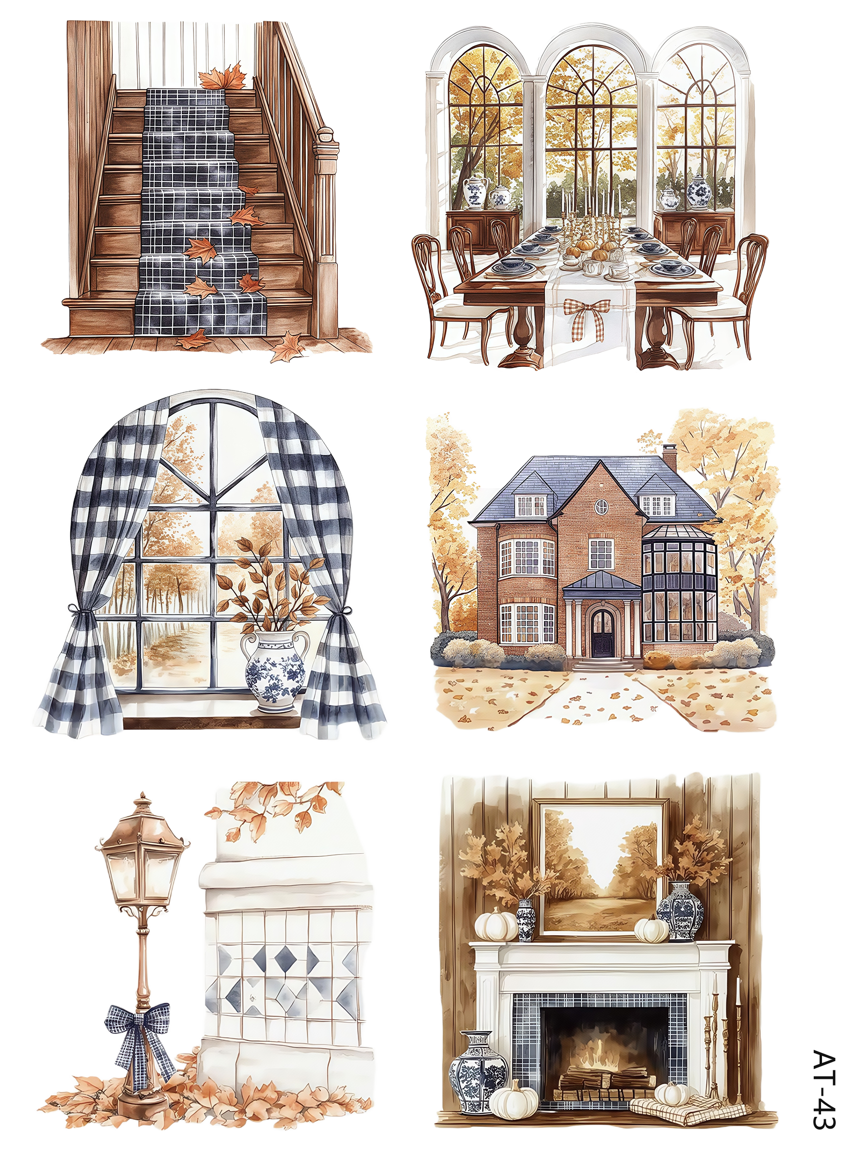 AT38-AT43 embossed sticker AT43 pre-cut embossed sticker (5.91*7.87 inch)