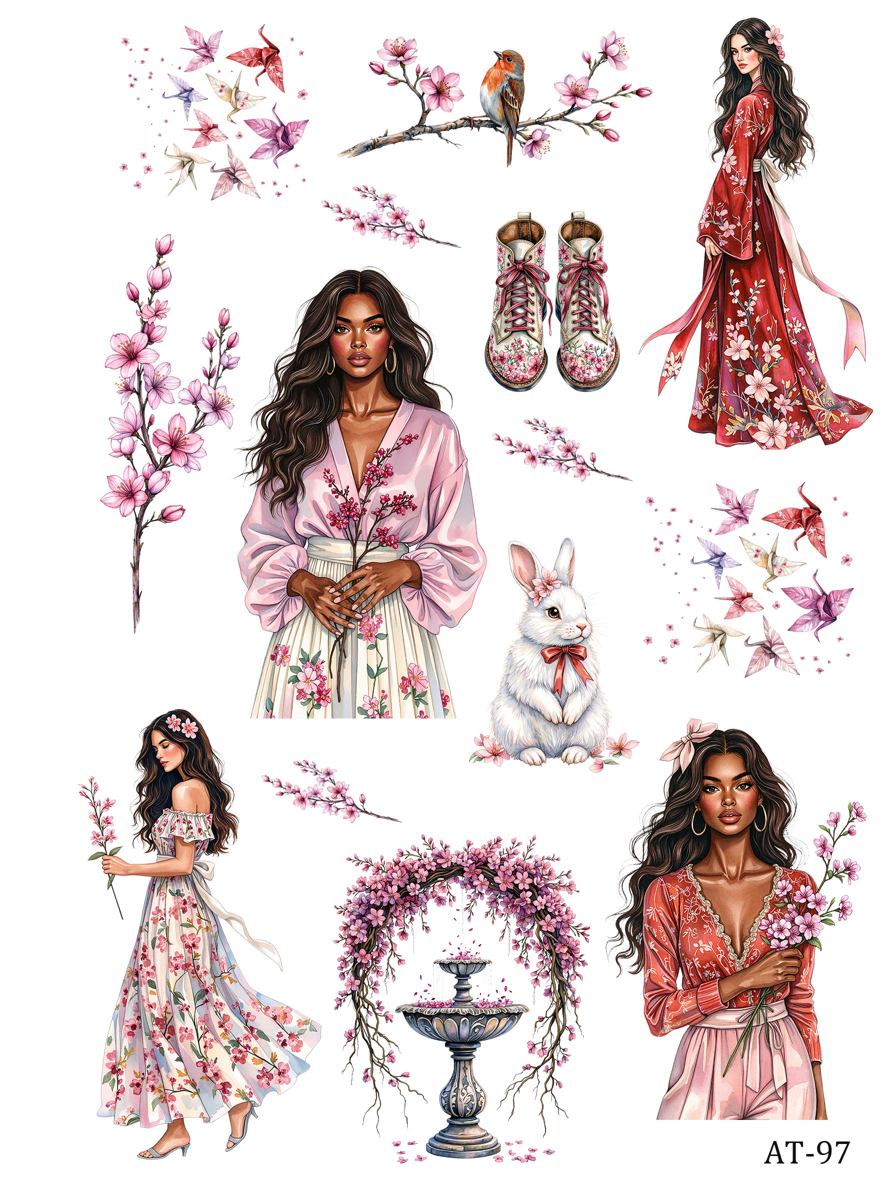 AT87-AT97 embossed sticker AT97