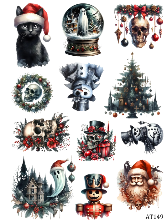 AT149-AT159 embossed sticker AT149