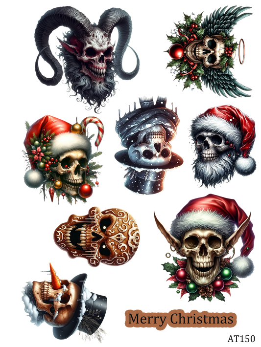 AT149-AT159 embossed sticker AT150