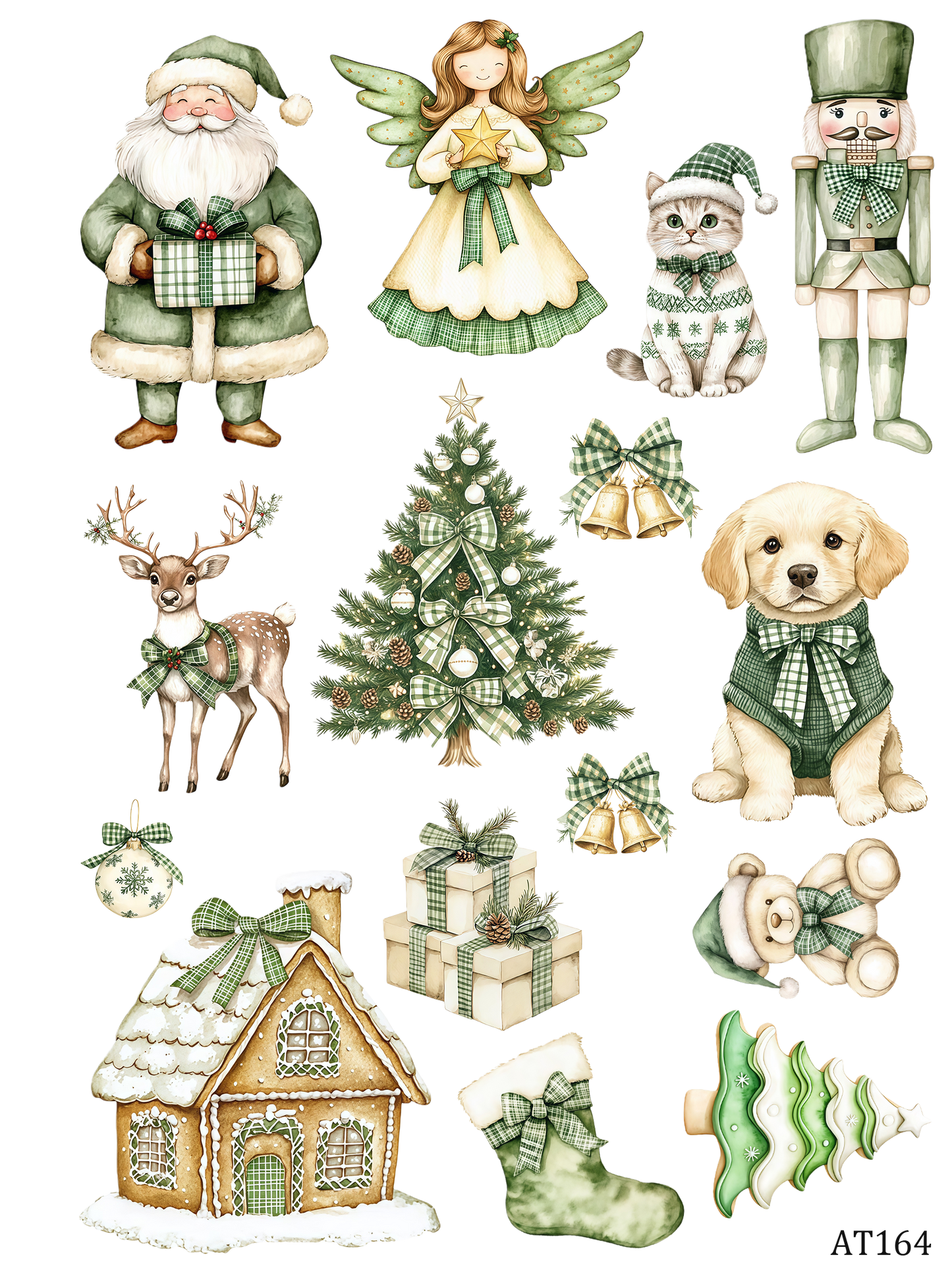 AT160-AT170 embossed sticker AT164