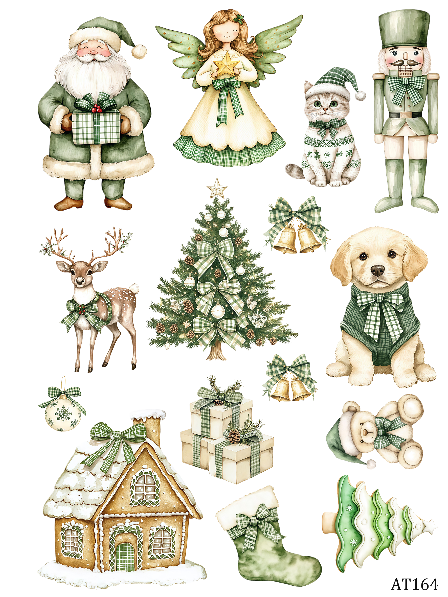 AT160-AT170 embossed sticker AT164