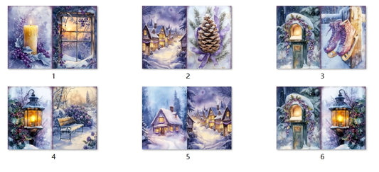 B104-B113 background paper B105 6pcs (A5 size)