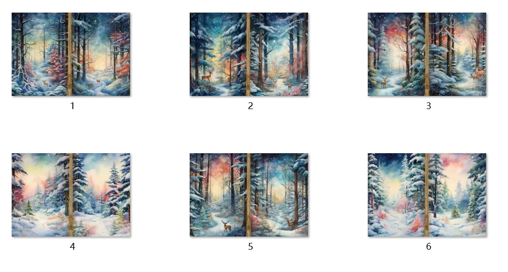 B154-B163 background paper B162 6pcs (A5 size)