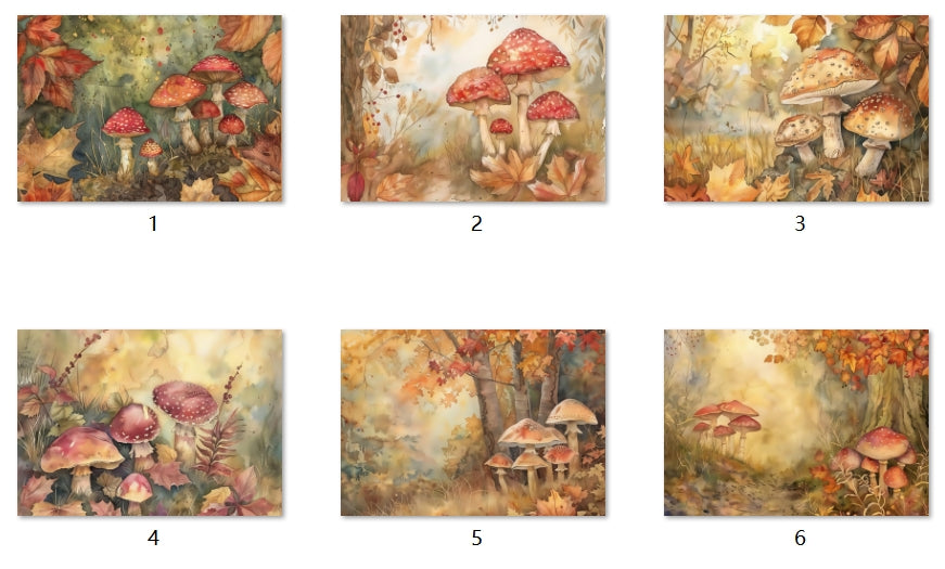 B194-B203 background paper B199 6pcs (A5 size)