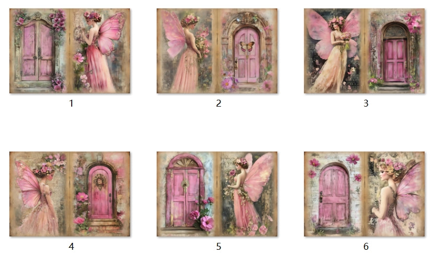 B204-B213 background paper B207 6pcs (A5 size)