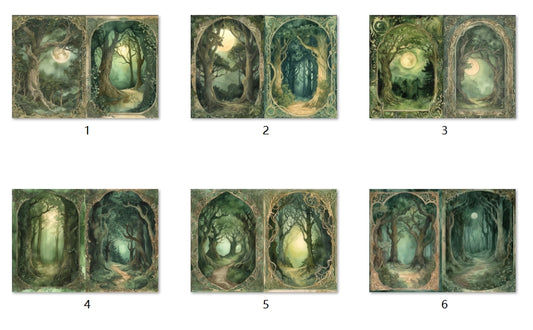 B224-B233 background paper B224 6pcs (A5 size)