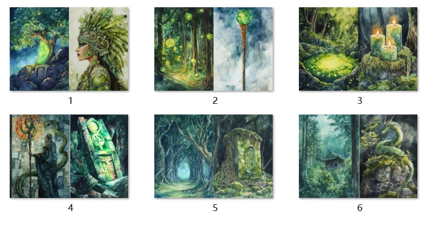 B234-B243 background paper B242 6pcs (A5 size)