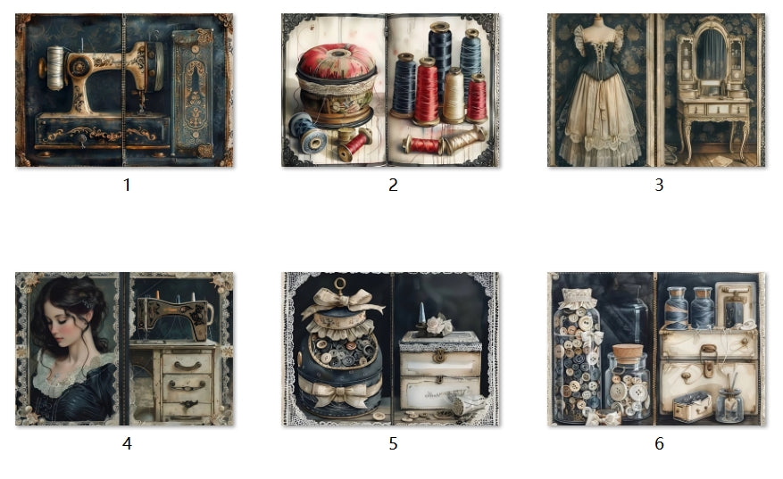 B254-B263 background paper B260 6pcs (A5 size)