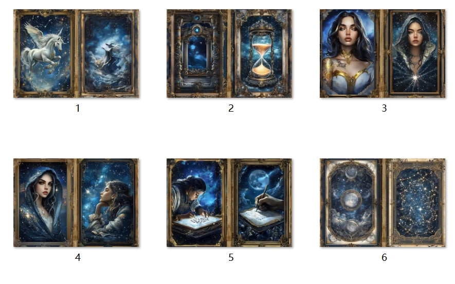 B274-B283 background paper B275 6pcs (A5 size)