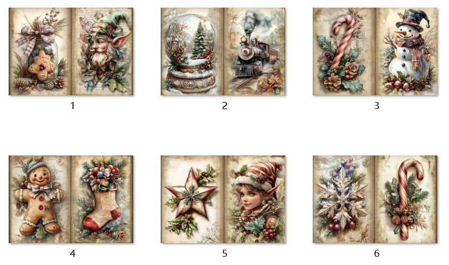 B274-B283 background paper B278 6pcs (A5 size)