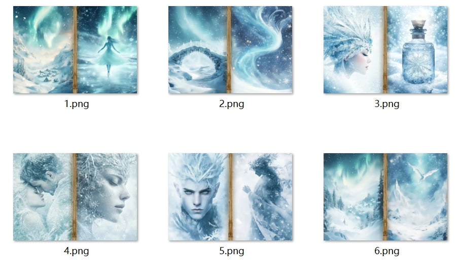 B294-B303 background paper B299 6pcs (A5 size)