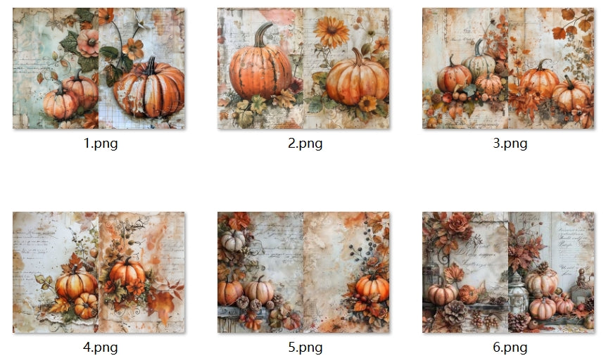 B324-B333 background paper B325 6pcs (A5 size)