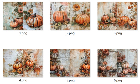 B324-B333 background paper B325 6pcs (A5 size)