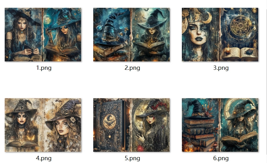 B334-B343 background paper B335 6pcs (A5 size)