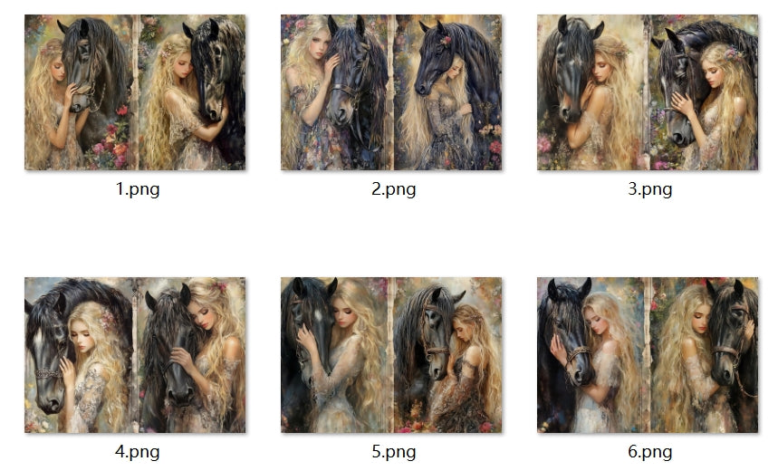 B334-B343 background paper B342 6pcs (A5 size)