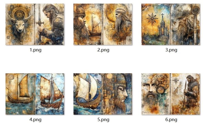 B354-B363 background paper B356 6pcs (A5 size)