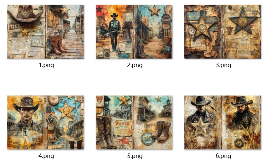 B354-B363 background paper B359 6pcs (A5 size)