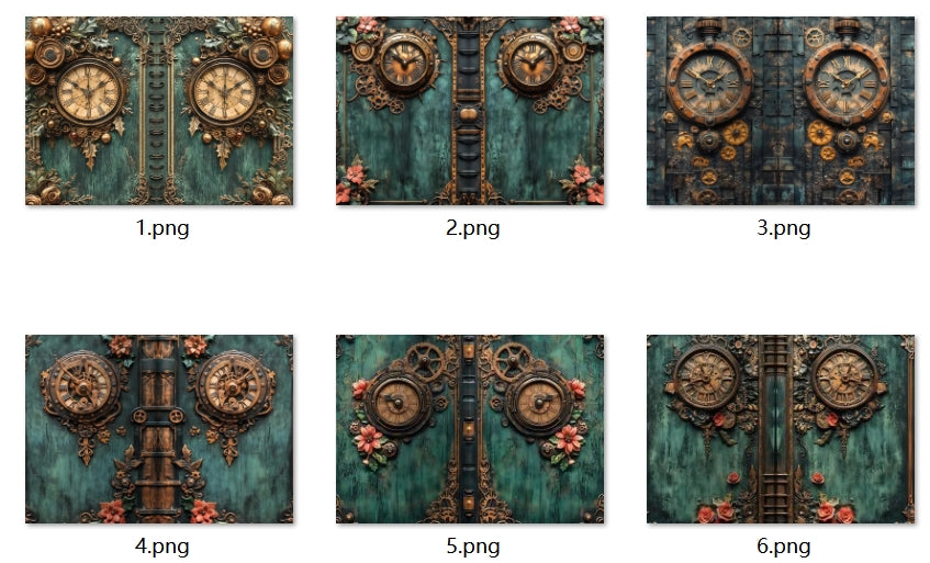 B354-B363 background paper B361 6pcs (A5 size)