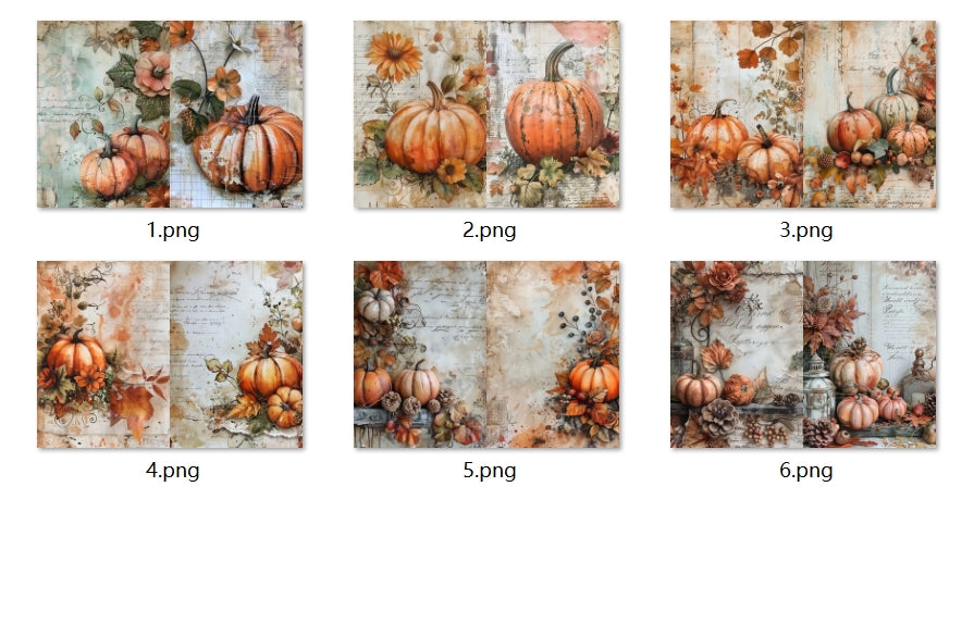 B404-B413 background paper B405 6pcs (A5 size)