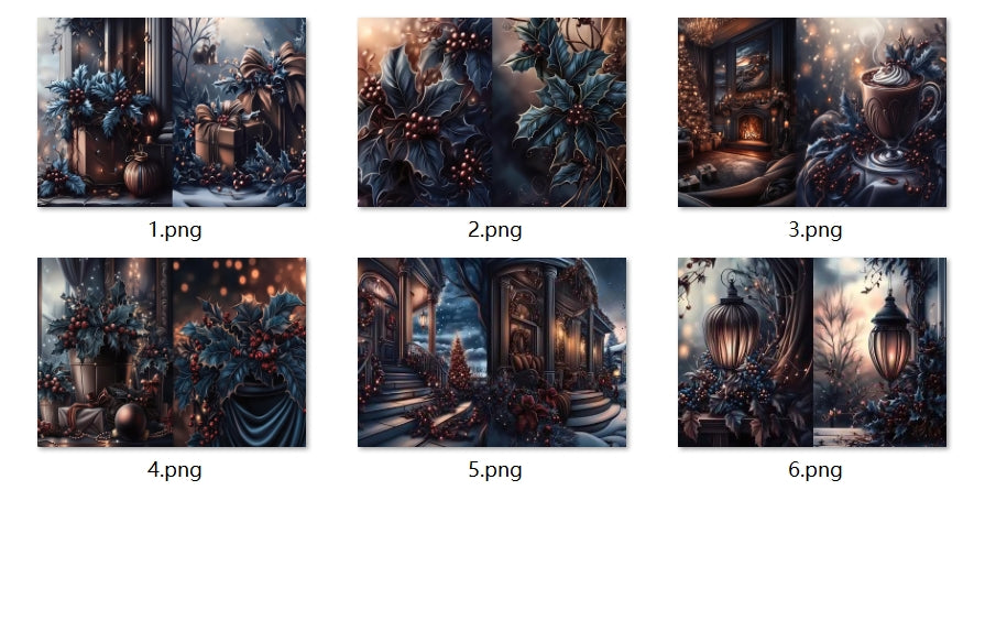 B404-B413 background paper B406 6pcs (A5 size)