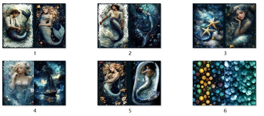 B84-B93 background paper B85 6pcs (A5 size)