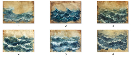 B94-B103 background paper B95 6pcs (A5 size)