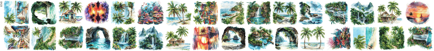 D122-D131pet tape(if need a roll claim 6loop) D123 pet tape 12cm*100cm loop