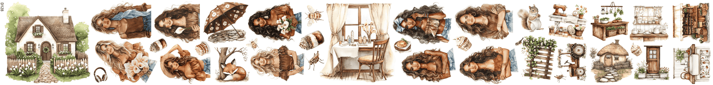 D122-D131pet tape(if need a roll claim 6loop) D128 pet tape 12cm*100cm loop