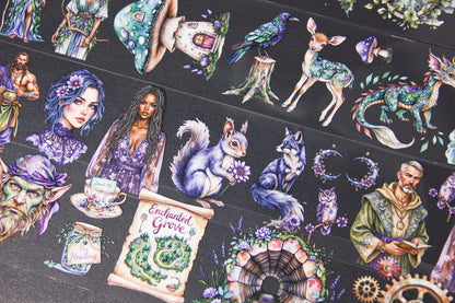 The Story of the Fairy Fantasy Elf Pet Tape Journal Stickers Craft Supplies Planner Supplies for Creative Projects Magical Touch for Crafting Enthusiasts