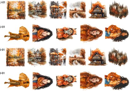 A01 embossed sticker