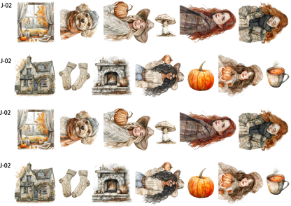 A02 embossed sticker