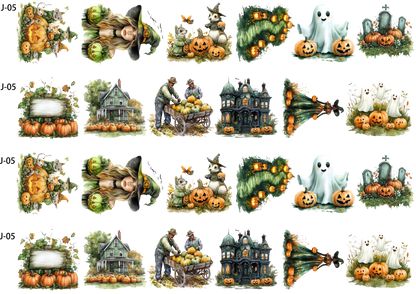 A05 embossed sticker