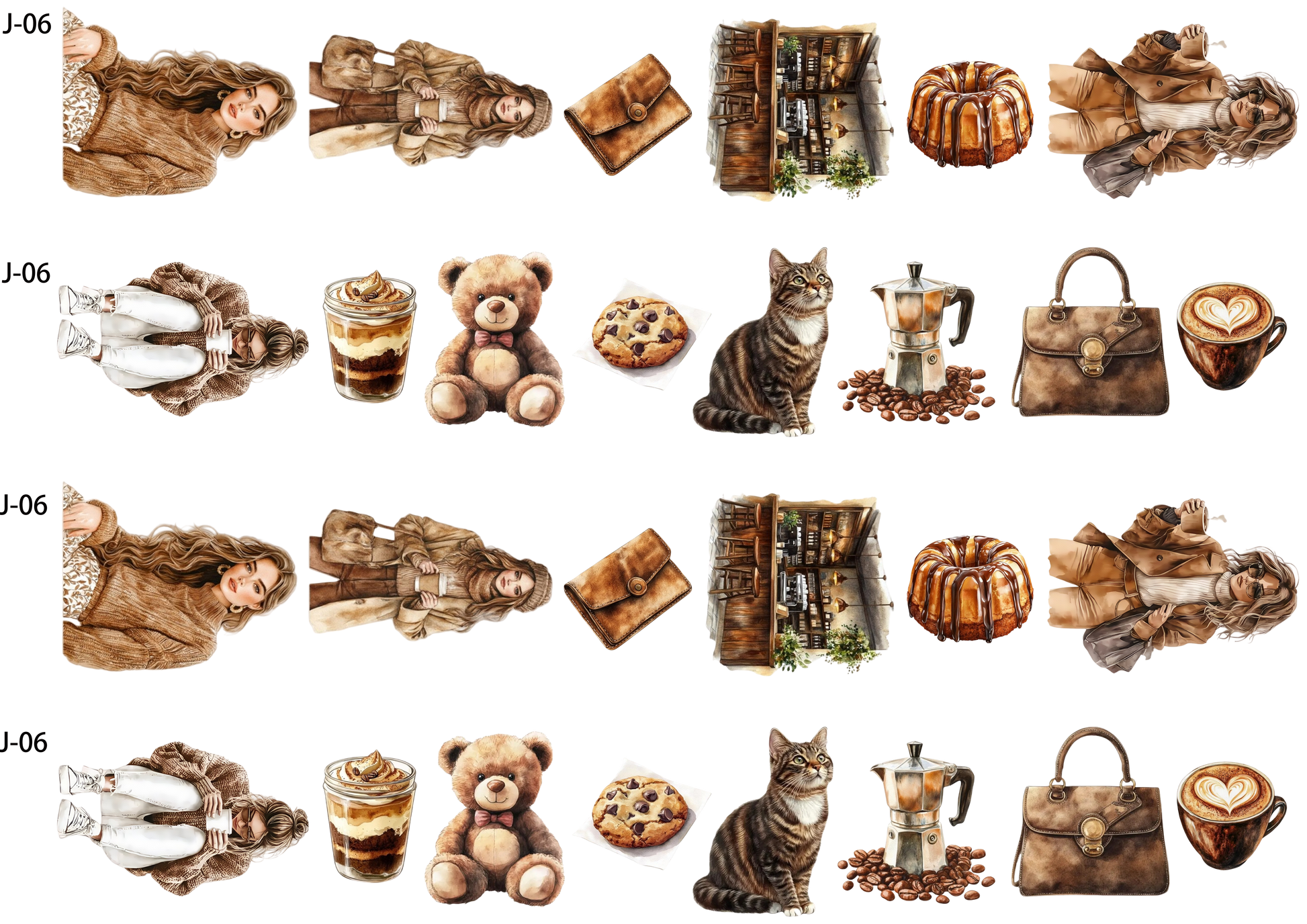 A06 embossed sticker