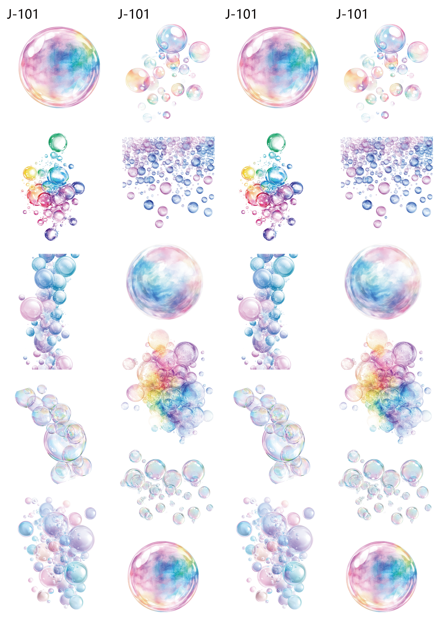 A101 embossed sticker