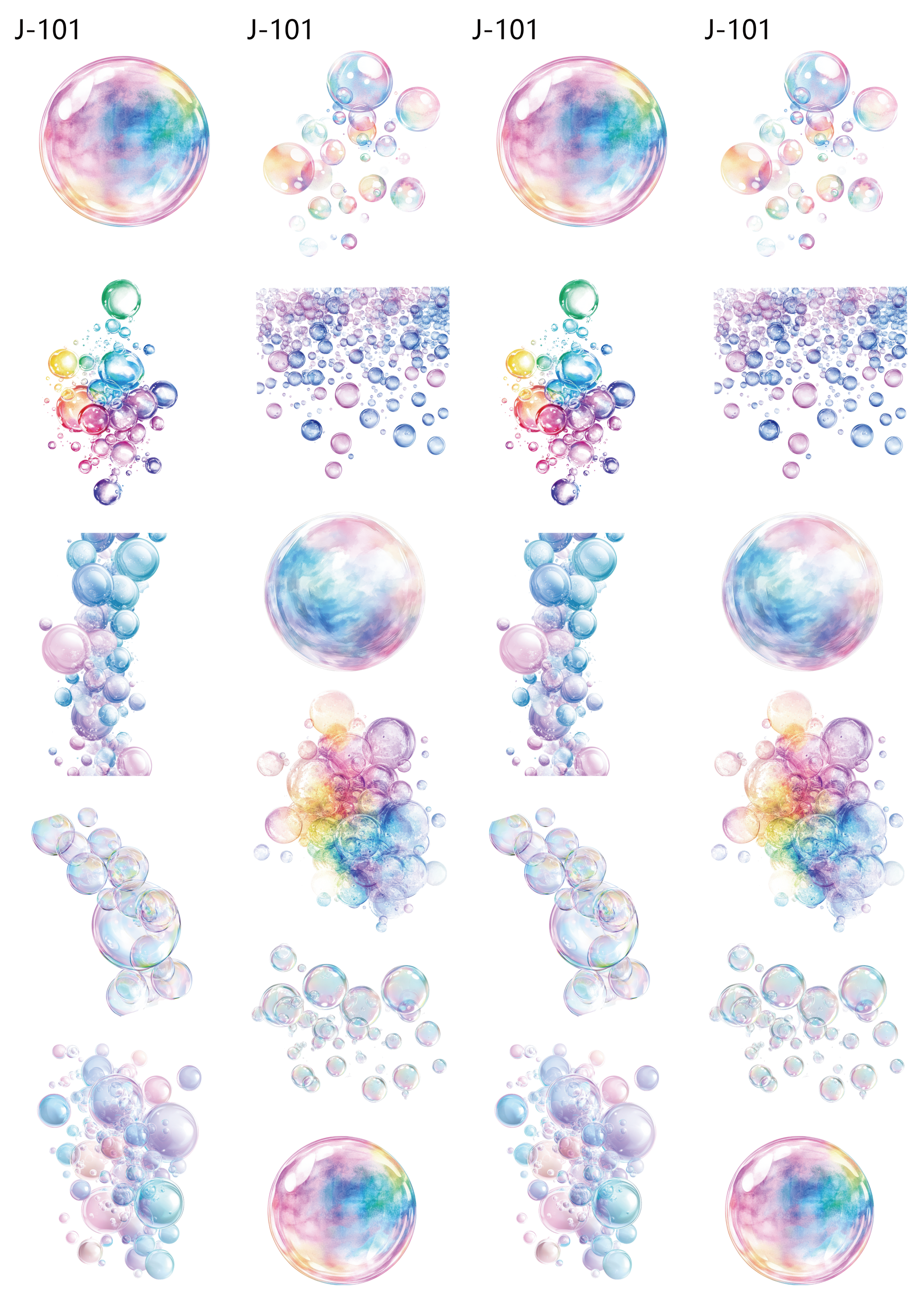 A101 embossed sticker