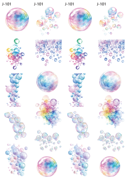 A101 embossed sticker