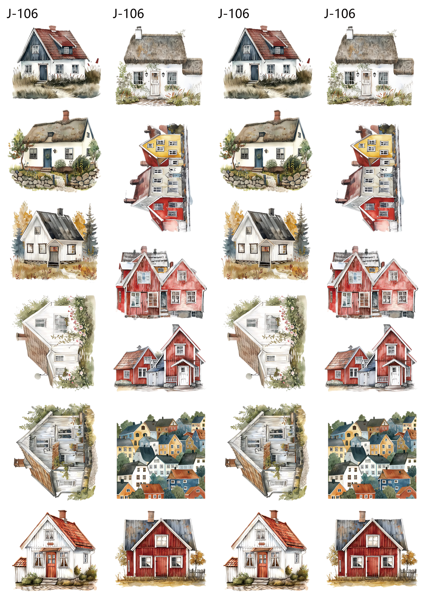 A106 embossed sticker