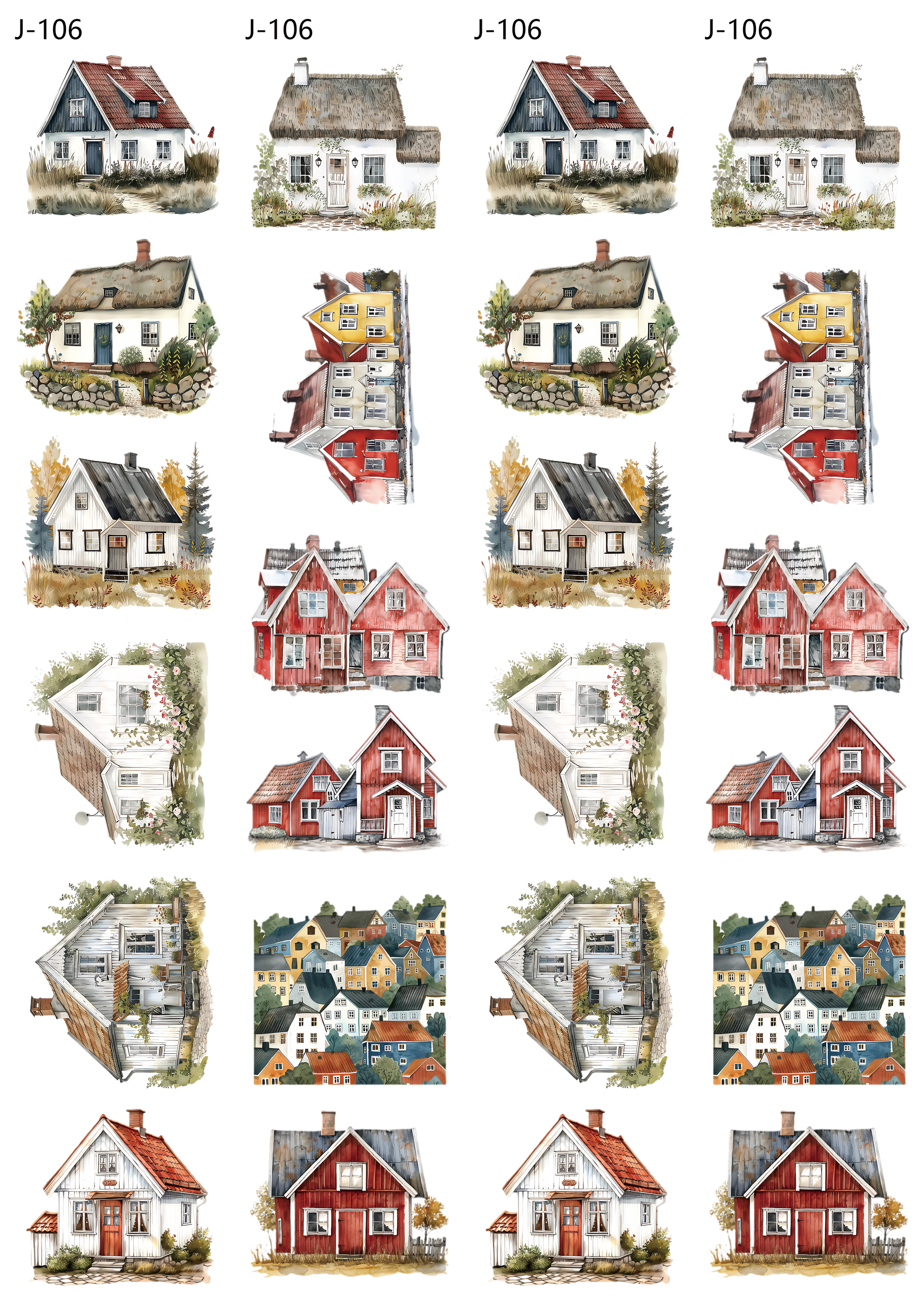 A106 embossed sticker