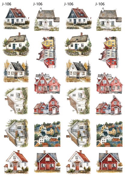 A106 embossed sticker