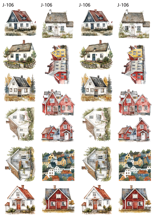 A106 embossed sticker