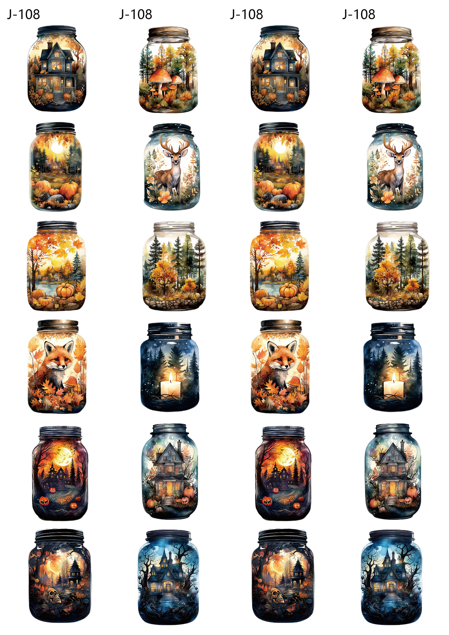 A108 embossed sticker