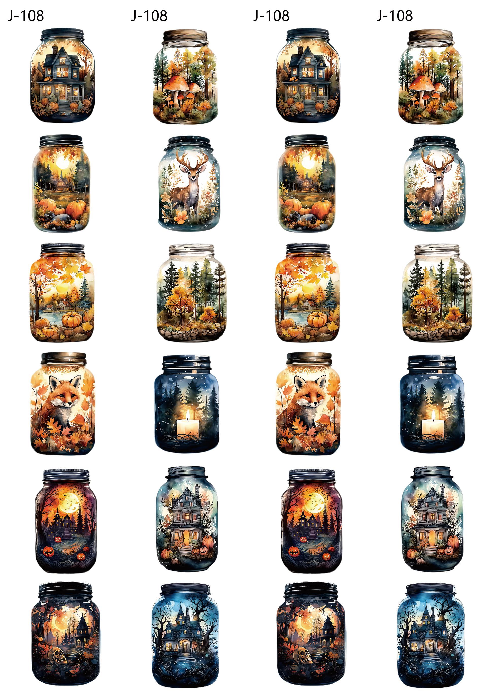 A108 embossed sticker