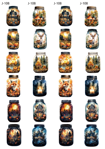 A108 embossed sticker